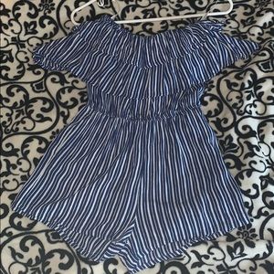 Tube top styled romper/playsuit